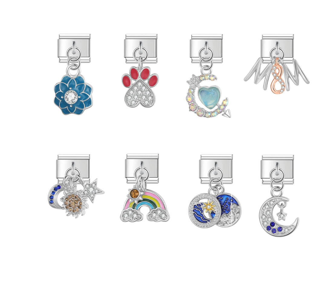 Italian Dangle Silver Charm