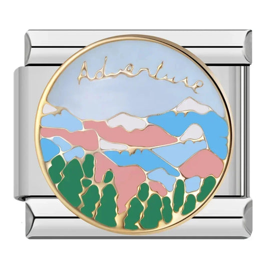 Adventure Italian Silver Charm