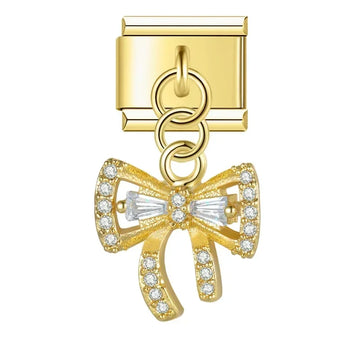 Knot v2 Italian Dangle Gold Charm