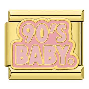 90's Baby Italian Gold Charm