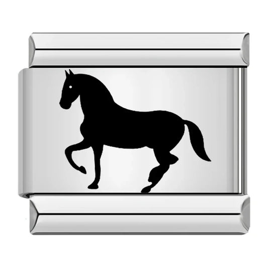 Horse v2 Italian Silver Charm