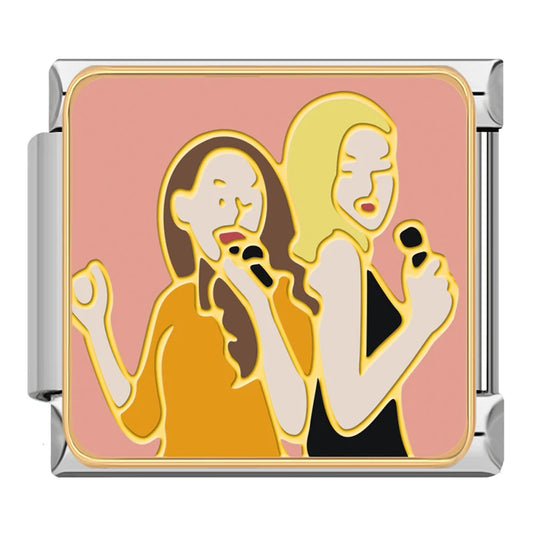 Go Singing Italian Silver Charm