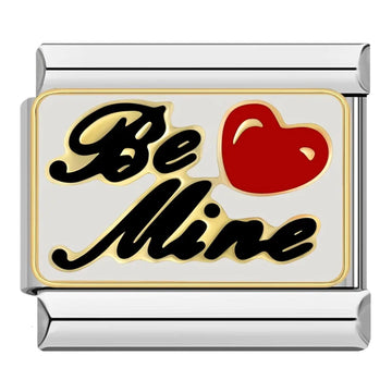 Be Mine Italian Silver Charm
