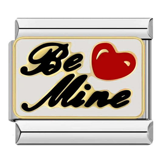 Be Mine Italian Silver Charm