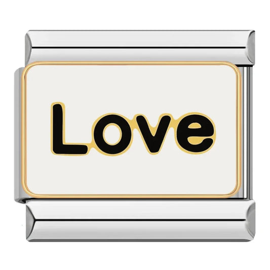 Love Italian Silver Charm