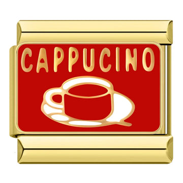Cappucino Italian Gold Charm