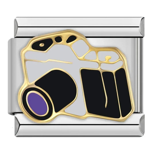 Camera Italian Silver Charm