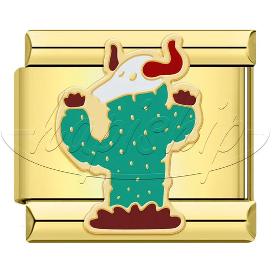 Nopal Italian Gold Charm