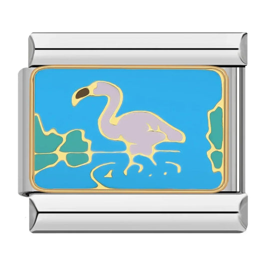 Doflamingo Italian Silver Charm