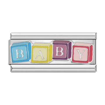 Baby Character Italian Silver Charm