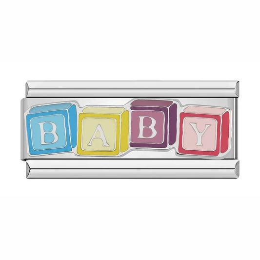 Baby Character Italian Silver Charm
