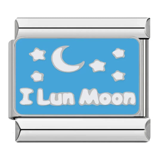 I Lun Moon Italian Silver Charm