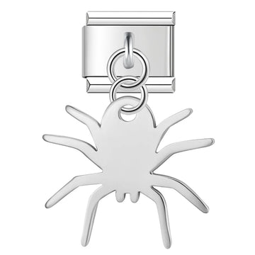 Spider Italian Dangle Silver Charm