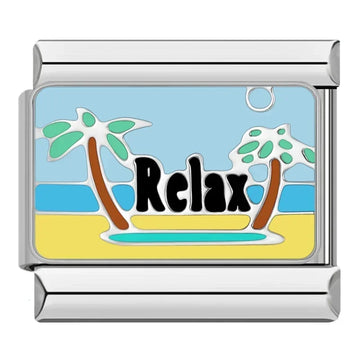 Relax Italian Silver charm