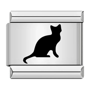 Cat Italian Silver Charm