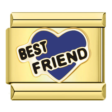Best Friend Italian Gold Charm