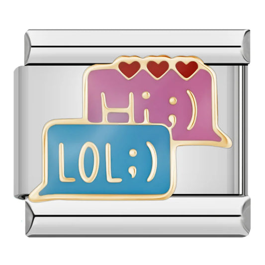 Hi LOL Italian Silver Charm