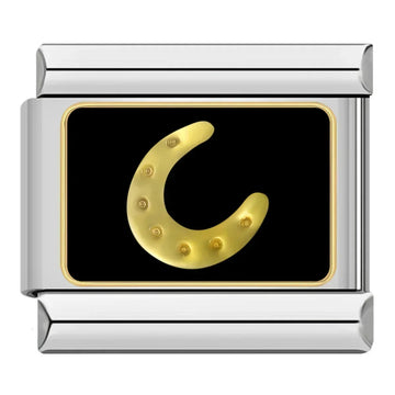 Horse Shoe Italian Silver Charm