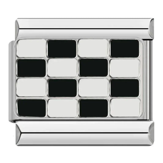 Chess Italian Silver Charm