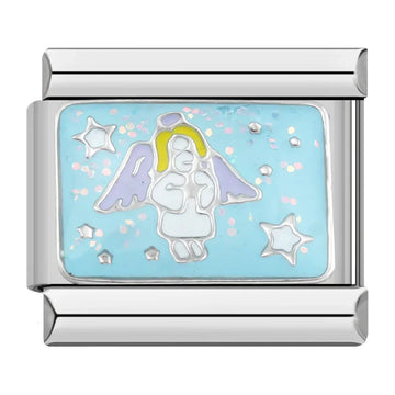Angel Italian Silver Charm