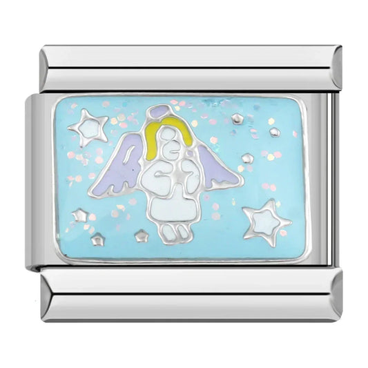 Angel Italian Silver Charm