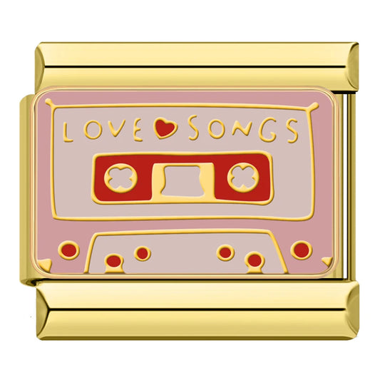 Love Songs Italian Gold Charm