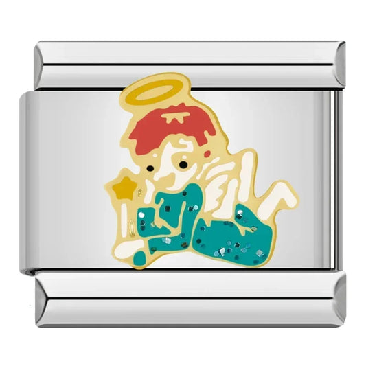 Angel Italian Silver Charm