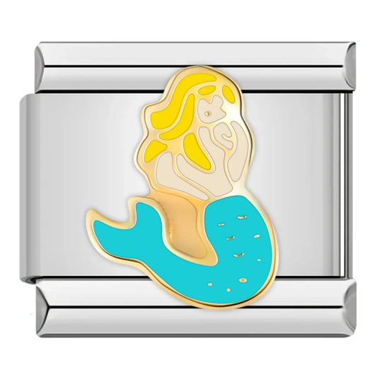 Mermaid Italian Silver Charm