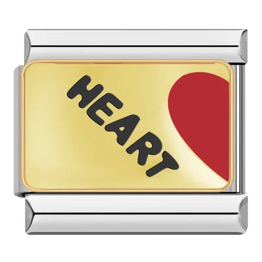 Heart Italian Silver Charm