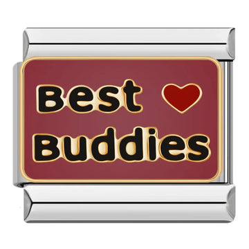 Best Buddies Italian Silver Charm
