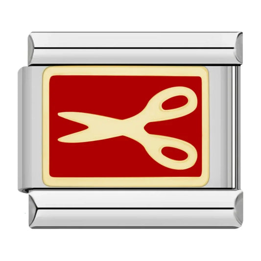 Scissors Italian Silver Charm