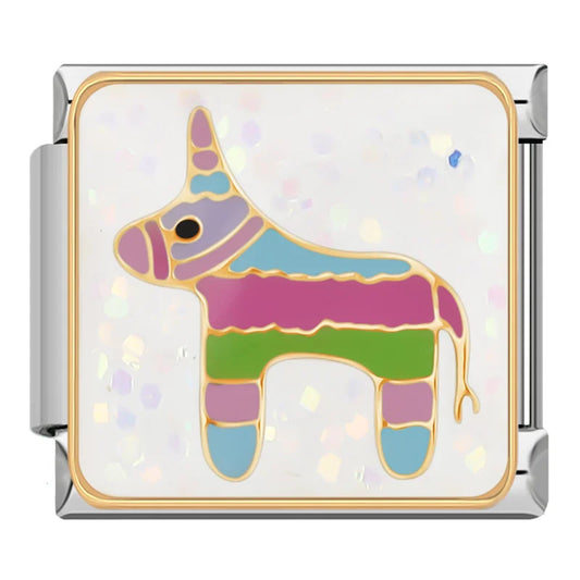 Piñata Italian Silver Charm