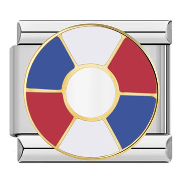 Lifebuoy Italian Silver Charm