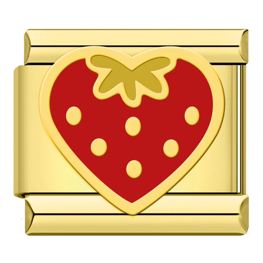 Strawberry v1 Italian Gold Charm