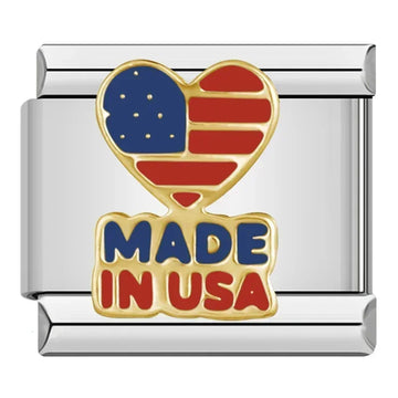Made In USA Italian Silver Charm