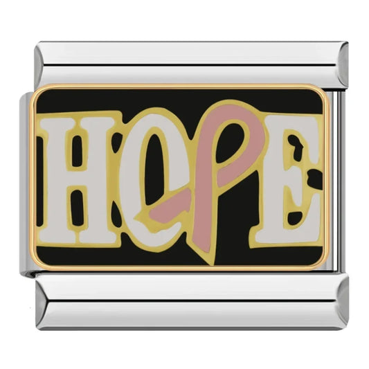 Hope Italian Silver Charm