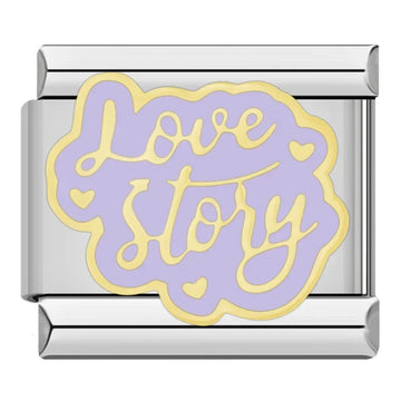Love Story Italian Silver Charm