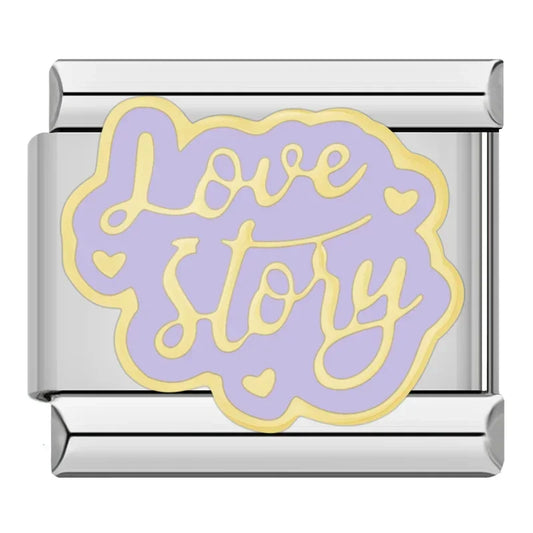 Love Story Italian Silver Charm
