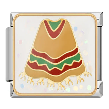 Mexico Poncho Italian Silver Charm