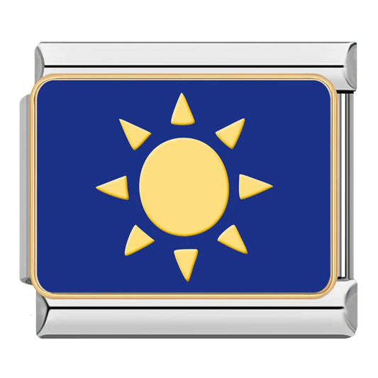 Sun Italian Silver Charm