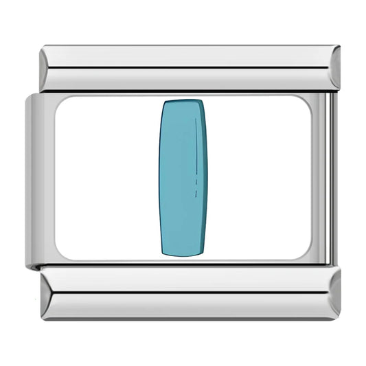 I Italian Silver Charm