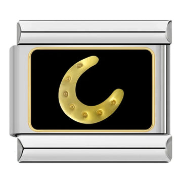 Horseshoe Italian Silver Charm