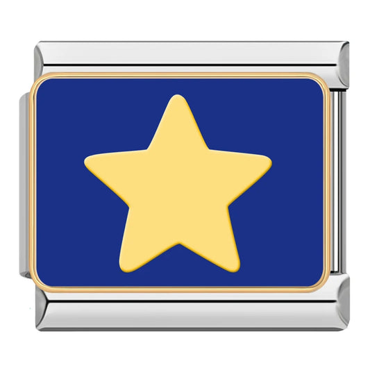Star Italian Silver Charm