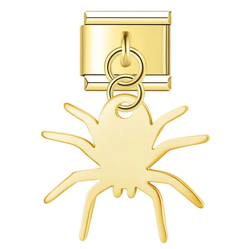 Spider Italian Dangle Gold Charm