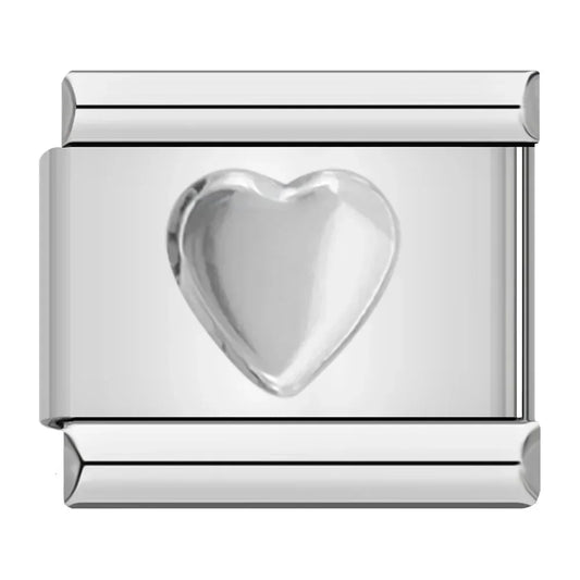 Heart Italian Silver Charm