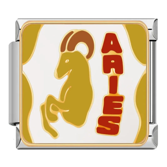 Aries Italian Silver Charm