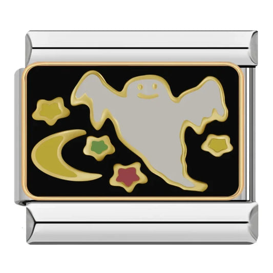 Ghost Italian Silver Charm