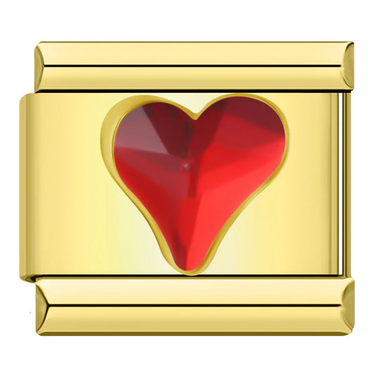 Red Heart Italian Gold Charm