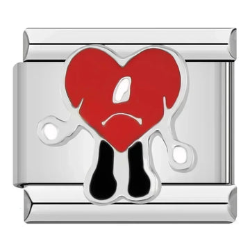 BB ""Summer Heart""Italian Silver Charm