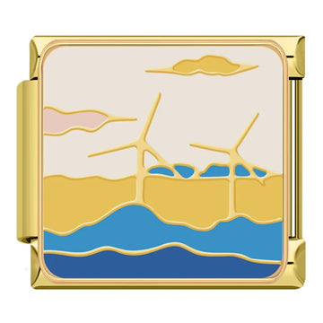 Windmill Italian Gold Charm